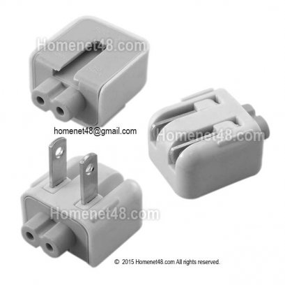 หัวแปลง Adapter 2 รู ให้เสียบไฟตรงได้ไม่ต้องใช้สายพ่วง (250V 2.5A)