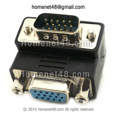 หัวแปลง Port VGA 15 Pins เป็นหัวฉาก (M-F)