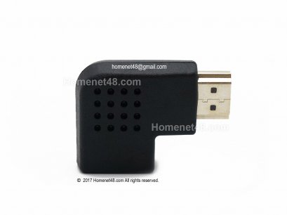 หัวแปลง HDMI เป็นหัวฉาก (F&gt;M) หันไปทางขวา