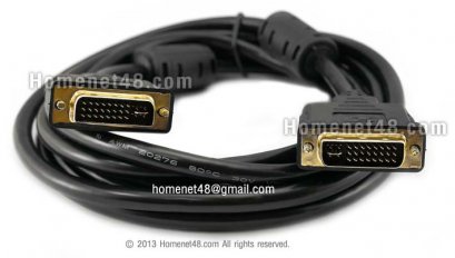 สายจอคอม LCD DVI ยาว 5 เมตร (DVI 24+5 Pins M-M)