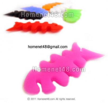 ก้างปลา ใช้พันเก็บสายหูฟัง สมอลทอล์ค สายชาร์จมือถือ