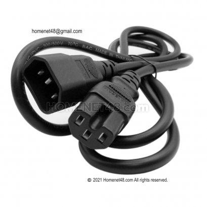 สาย AC Power C14 to C15 1.8 เมตร มอก.