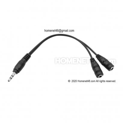 audio stereo y cable male to female