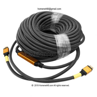 สาย HDMI ยาว 30 เมตร (M&gt;M) (สายถัก)