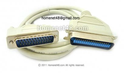 สาย Parallel Printer (M25 Pin - M36 Pin) สายใหญ่ ยาว 1.8 เมตร