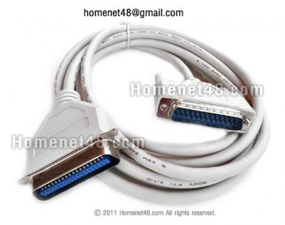 สาย Parallel ต่อเครื่องปริ้น Parallel DB25 DB36 - homenet48