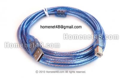 สาย USB 2.0 Printer Scanner (AM-BM) ยาว 3 เมตร