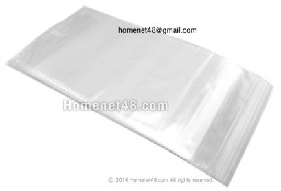ถุงพลาสติกใส่กล่อง DVD ขนาด 15.5 x 20.5 ซม. (100/Pack)