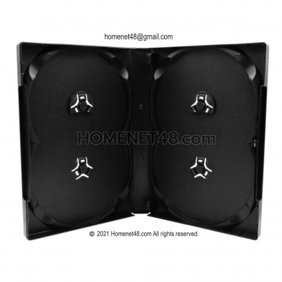 กล่อง DVD กล่องใส่แผ่นซีดี 4 แผ่น
