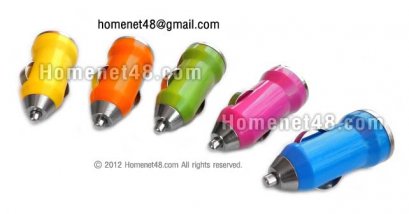 ที่ชาร์จไฟ USB เสียบกับที่จุดบุหรี่รถยนต์ Iphone Ipad Tablet กล้อง