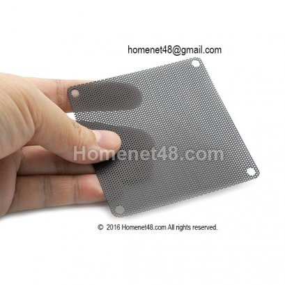 แผ่นกรองฝุ่นเข้าเคส ใช้ติดตั้งพร้อมพัดลมเคส 8 ซม.