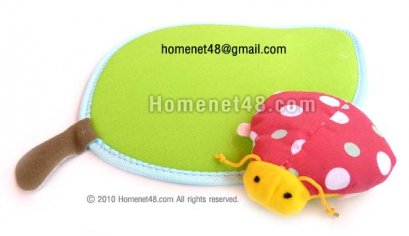 แผ่นรองเม้าส์ผ้าตุ๊กตาเย็บขอบเก็บริม คละแบบคละลาย