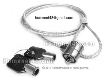 สายล็อคโน้ตบุ๊ค แบบกุญแจ