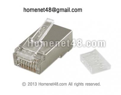 (สั่งตามออเดอร์) หัว RJ-45 CAT6 LINK (แท้) หัวเหล็ก Shield (US-1004)