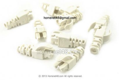 Boot หัว RJ-45 CAT5 เข้าหัวสายแลน (LINK) (10/Pack) (ล็อกติดสาย)