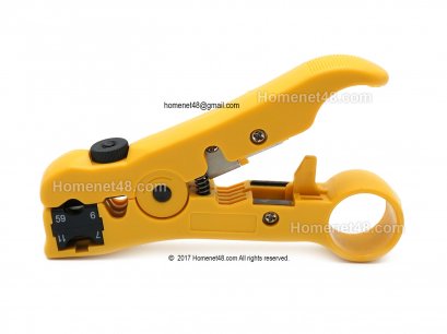 คีมปอกและตัด สายโทร สายแลน และ Coaxcial (RG-59/6/7/11)