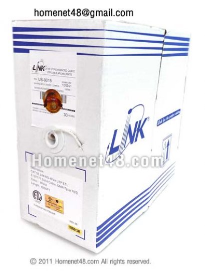 สายแลน CAT5e LINK ของแท้ (US-9015) กล่องใหญ่ (305M/Box)