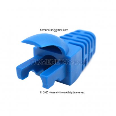 Boot หัว RJ-45 เข้าหัวสายแลน แบบล็อกติดสาย (6MM) สำหรับ CAT5 CAT6