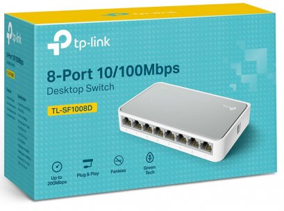 TP-Link 8 Ports Switching Hub 10/100 (TL-SF1008D)