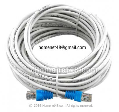 สายแลน LINK CAT5e เข้าหัวสำเร็จรูป ยาว 20 เมตร