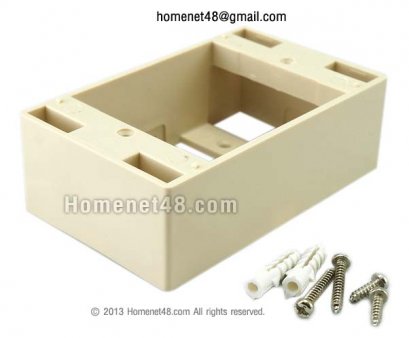 กล่องรองหน้ากาก (Link) สี่เหลี่ยมผืนผ้า ลึก 3.8 ซม.