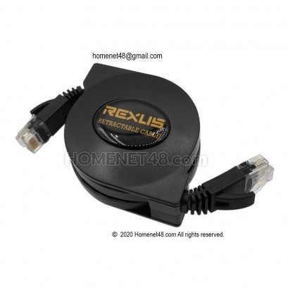 ตลับเก็บสายแลน CAT 6  (Gigabit) สายแบนหนา (2 เมตร)