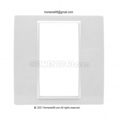 หน้ากาก 3 ช่อง พลาสติก เต้ารับ จัตุรัส