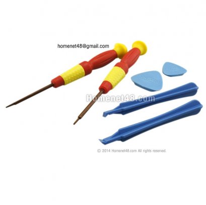 ชุดอุปกรณ์สำหรับขันน๊อต และ ช่วยซ่อม iPhone (6 IN 1) สำหรับช่าง