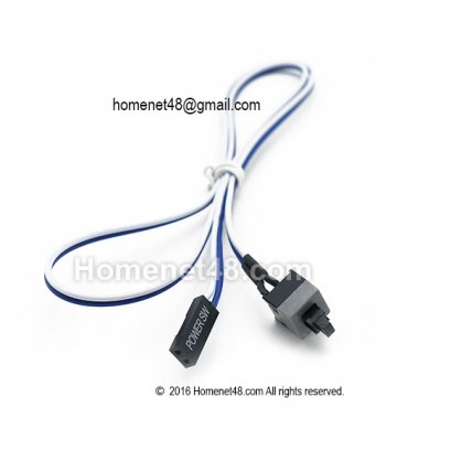 อะไหล่ปุ่มกด Power Switch หน้าเคส (50 ซม.)