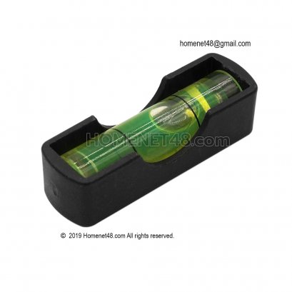 อะไหล่เครื่องมือวัดระดับน้ำ (Spirit Level) กรอบรอบพลาสติกสีดำ ตัววัดด้านในสีเขียว