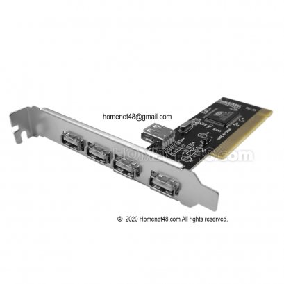 PCI to USB 2.0 Card 4+1 Ports