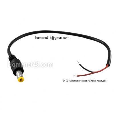 สายแปลงซ่อมหัวต่อ Adapter DC 5.5x2.5MM (เฉพาะสาย)