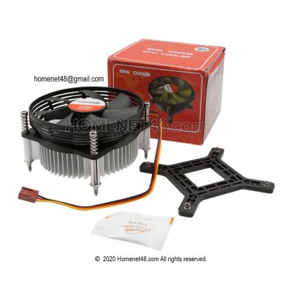 พัดลมซีพียู สำหรับ Intel Socket 775 รุ่นขันน๊อตยึดเมนบอร์ด