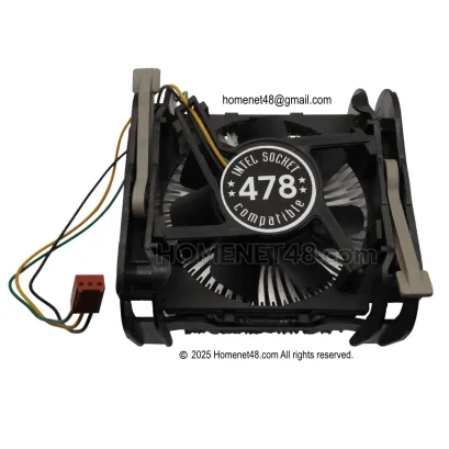ด้านบน พัดลมซีพียู (CPU Cooler) สำหรับ Intel Socket 478