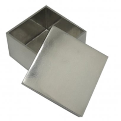 Pewter Square Keepsake Box