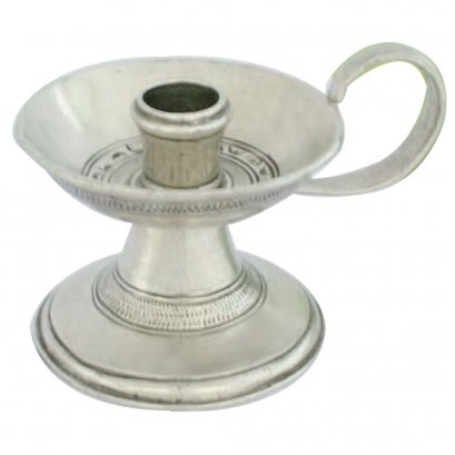 Pewter Night Candle