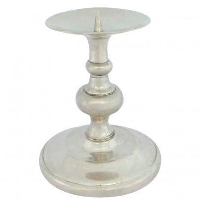Pewter Pillar Candleholder - Med.