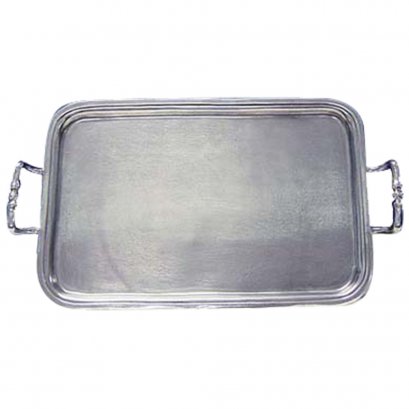 Pewter Serving Tray, Rectangular, Large