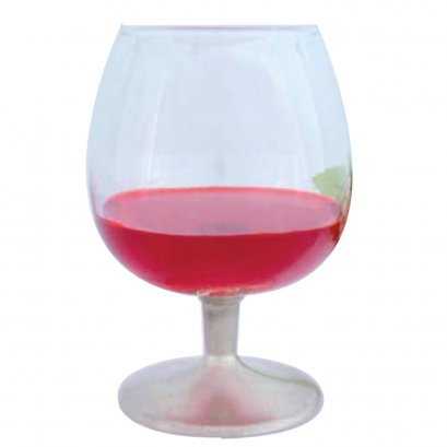 Cognac/Snifter Goblet w/Pewter Stem
