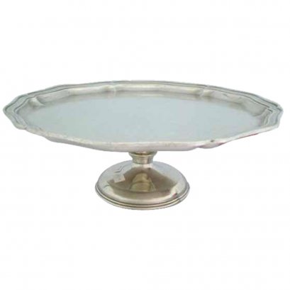 Pewter Pedestal Cake,Pastries, Snack Server