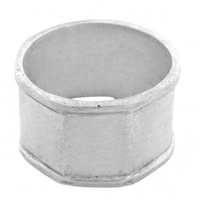 Pewter Octagon Napkin Ring (Pack of 4)