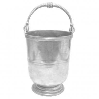 Pewter Bouquet Bucket w/Handle
