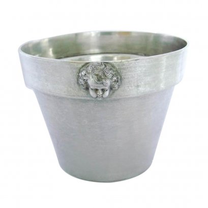 Pewter Planter Vase - ATHENS