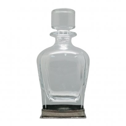 Liquor Decanter w/Pewter Base