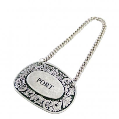 Pewter Bottle Tag_PORT