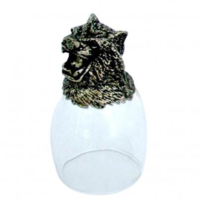 Pewter &amp; Glass Stirrup Shot