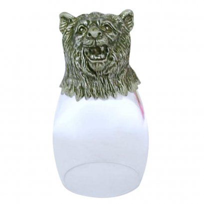 Pewter &amp; Glass Stirrup Shot