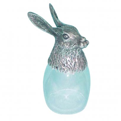 Pewter &amp; Glass Stirrup Shot