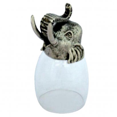 Pewter &amp; Glass Stirrup Shot