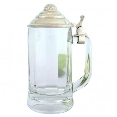 Beer Stein w/Pewter Lid